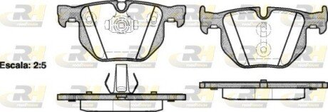 Гальмівні колодки дискові RH ROADHOUSE 2381.61