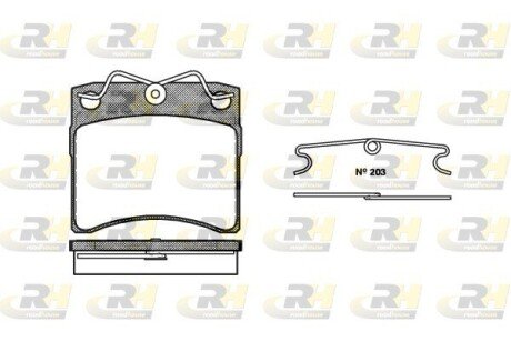 Гальмівні колодки дискові RH ROADHOUSE 2385.00