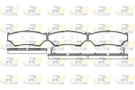Гальмівні колодки дискові RH ROADHOUSE 2389.12