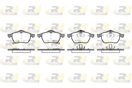 Гальмівні колодки дискові RH ROADHOUSE 2390.32