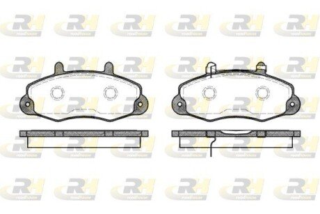 Гальмівні колодки дискові RH ROADHOUSE 2391.02