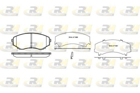 Гальмівні колодки дискові RH ROADHOUSE 2397.22