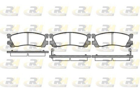 Гальмівні колодки дискові RH ROADHOUSE 2399.12