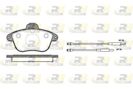 Гальмівні колодки дискові RH ROADHOUSE 2401.04