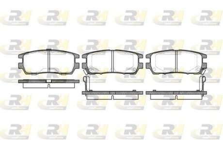 Гальмівні колодки дискові RH ROADHOUSE 2405.02