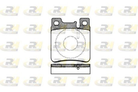 Гальмівні колодки дискові RH ROADHOUSE 2407.00
