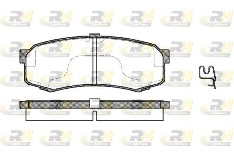 Гальмівні колодки дискові RH ROADHOUSE 2413.04