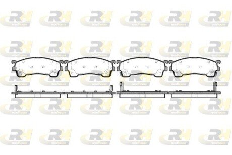 Гальмівні колодки дискові RH ROADHOUSE 2415.04