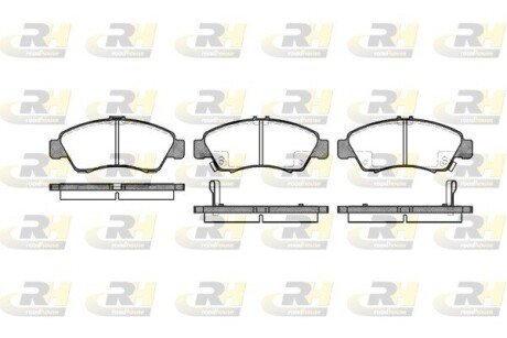 Гальмівні колодки дискові RH ROADHOUSE 2419.02