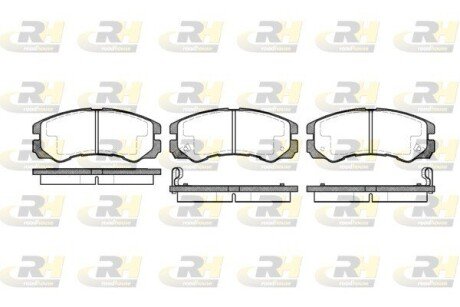 Гальмівні колодки дискові RH ROADHOUSE 2425.02