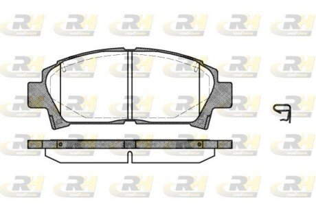 Гальмівні колодки дискові RH ROADHOUSE 2427.02