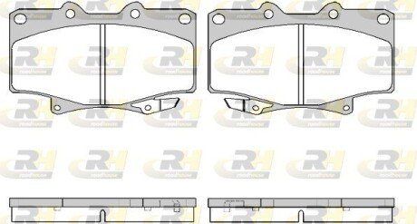 Гальмівні колодки дискові RH ROADHOUSE 2429.04