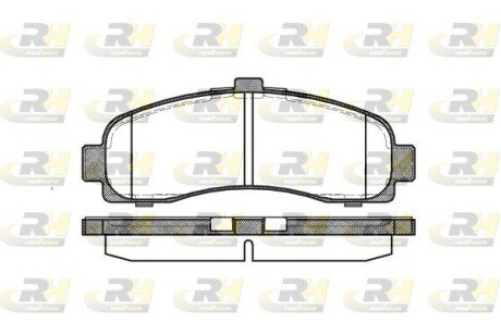 Гальмівні колодки дискові RH ROADHOUSE 2431.10