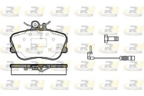 Гальмівні колодки дискові RH ROADHOUSE 2445.02