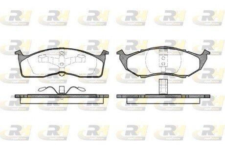 Гальмівні колодки дискові RH ROADHOUSE 2447.20