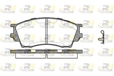 Гальмівні колодки дискові RH ROADHOUSE 2491.00