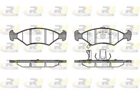 Гальмівні колодки дискові RH ROADHOUSE 2502.22