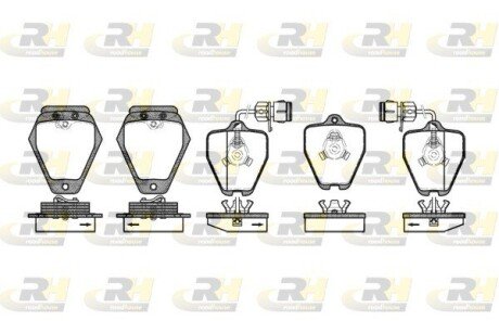 Гальмівні колодки дискові RH ROADHOUSE 2508.02