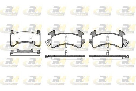 Гальмівні колодки дискові RH ROADHOUSE 2515.00