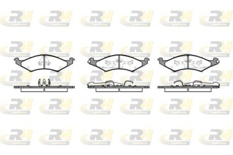 Гальмівні колодки дискові RH ROADHOUSE 2527.00
