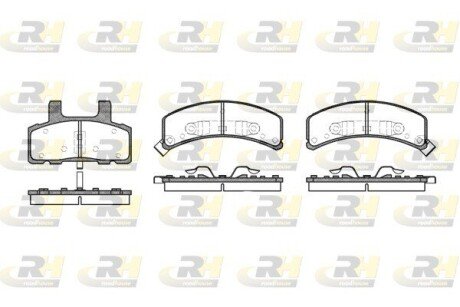 Гальмівні колодки дискові RH ROADHOUSE 2552.02