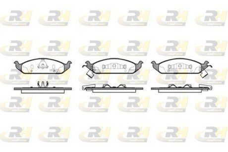 Гальмівні колодки дискові RH ROADHOUSE 2570.02