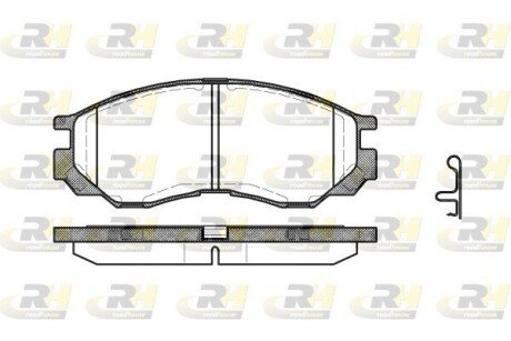 Гальмівні колодки дискові RH ROADHOUSE 2583.00