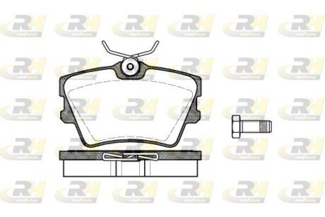 Гальмівні колодки дискові RH ROADHOUSE 2591.00