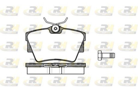 Гальмівні колодки дискові RH ROADHOUSE 2591.30