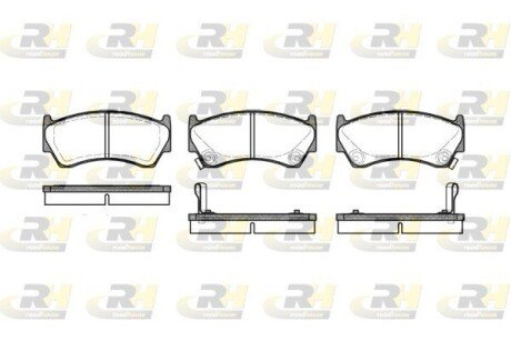 Гальмівні колодки дискові RH ROADHOUSE 2592.02