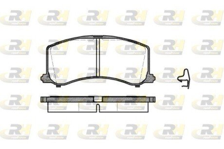 Гальмівні колодки дискові RH ROADHOUSE 2595.02