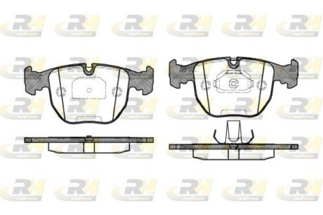 Гальмівні колодки дискові RH ROADHOUSE 2596.00