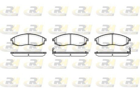 Гальмівні колодки дискові RH ROADHOUSE 2598.02