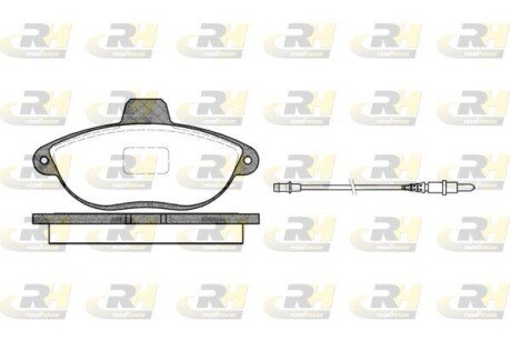 Гальмівні колодки дискові RH ROADHOUSE 2602.02