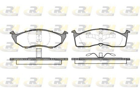 Гальмівні колодки дискові RH ROADHOUSE 2610.00