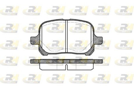 Гальмівні колодки дискові RH ROADHOUSE 2621.00