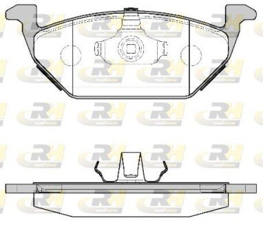 Гальмівні колодки дискові RH ROADHOUSE 2633.00