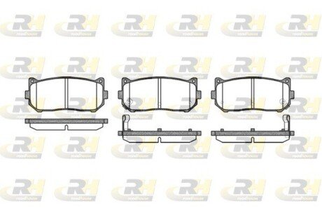 Гальмівні колодки дискові RH ROADHOUSE 2649.02 (фото 1)