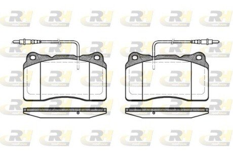 Гальмівні колодки дискові RH ROADHOUSE 2666.14