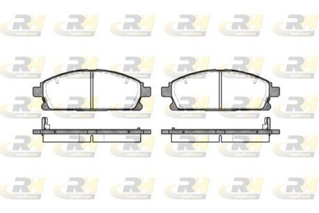 Гальмівні колодки дискові RH ROADHOUSE 2674.12