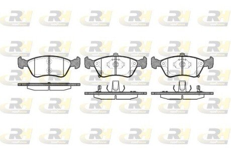 Гальмівні колодки дискові RH ROADHOUSE 2676.02