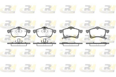 Гальмівні колодки дискові RH ROADHOUSE 2683.02
