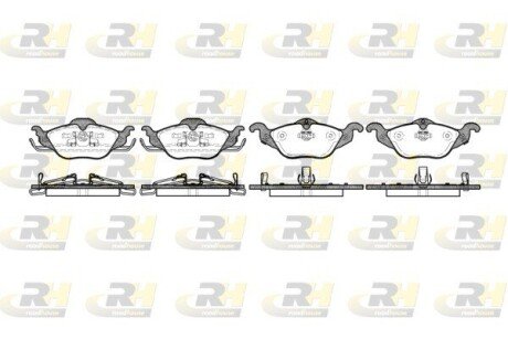 Гальмівні колодки дискові RH ROADHOUSE 2684.02