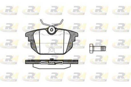 Гальмівні колодки дискові RH ROADHOUSE 2692.00