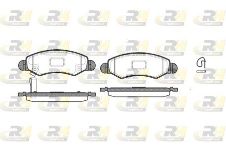 Гальмівні колодки дискові RH ROADHOUSE 2702.21
