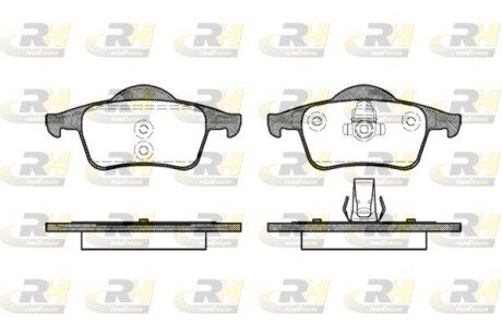 Гальмівні колодки дискові RH ROADHOUSE 2714.00