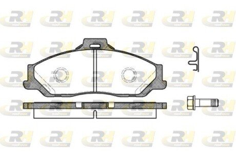 Гальмівні колодки дискові RH ROADHOUSE 2730.01