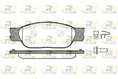 Гальмівні колодки дискові RH ROADHOUSE 2731.10