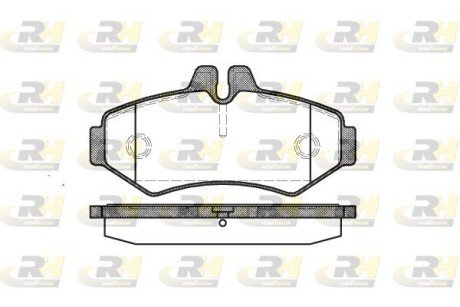 Гальмівні колодки дискові RH ROADHOUSE 2733.00