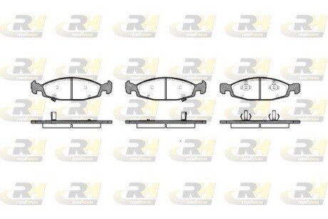 Гальмівні колодки дискові RH ROADHOUSE 2736.02